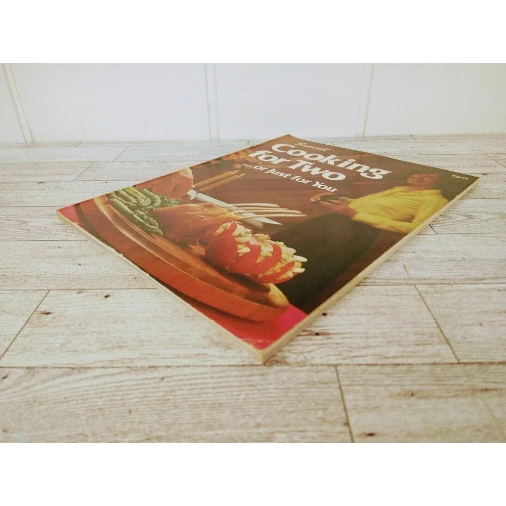 Cooking for Two Sunset 1978 Vintage Small‎ Batch Recipes 70s Softcover Cookbook